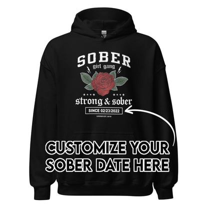 Recovery Hoodie | Women's Sober Girl Gang Strong & Sober