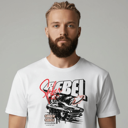 Sober T Shirt | Men's Sober Rebel