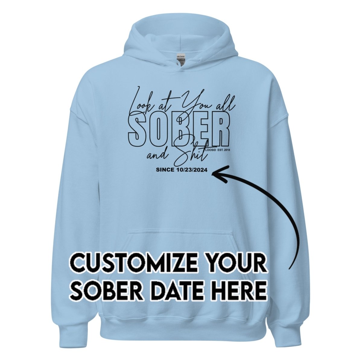 Recovery Hoodie | Men's Look at You Sober and Sh*t