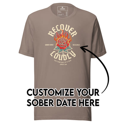 Sober T Shirt | Men's Recover Loudly