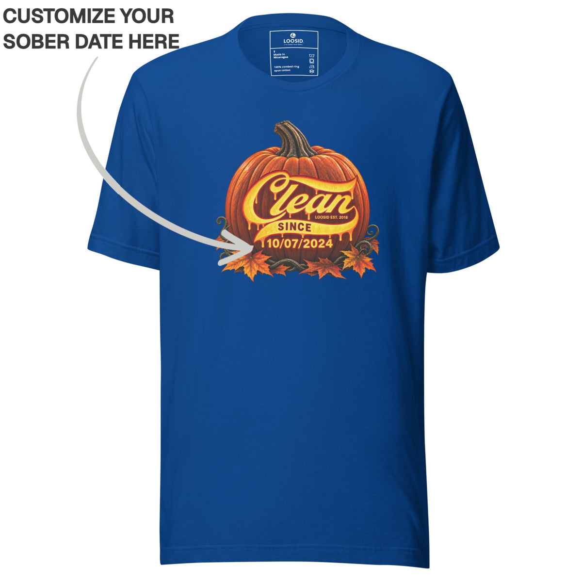 Clean T Shirt | Men's Clean Since Pumpkin