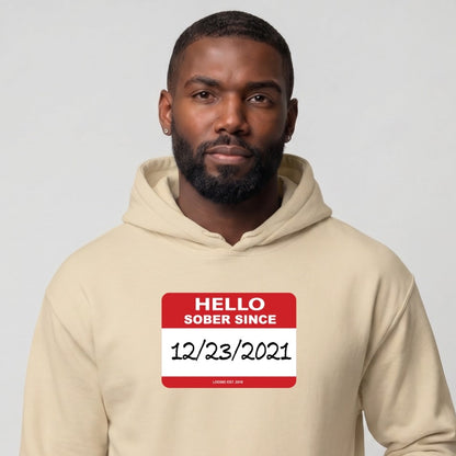 Recover Hoodie | Men's Hello Sober Since