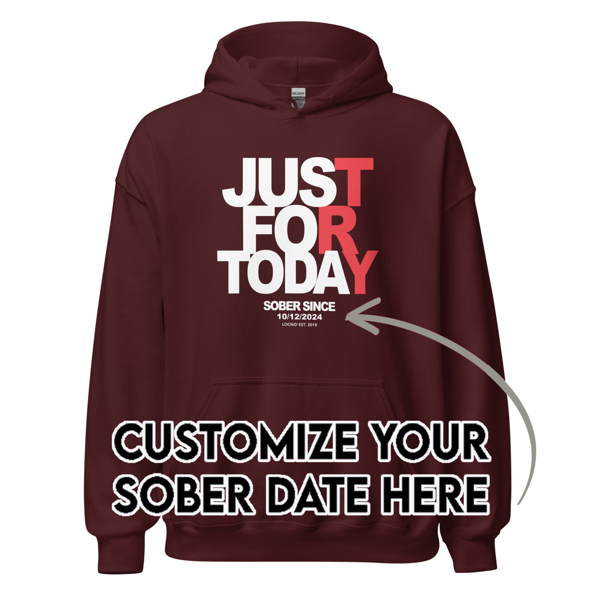 Recovery Hoodie | Men's Just For Today