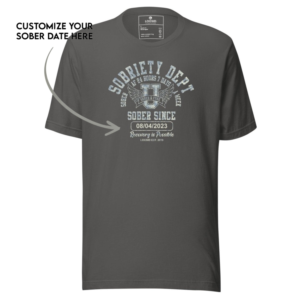 Sober T Shirt | Men's Sobriety Dept