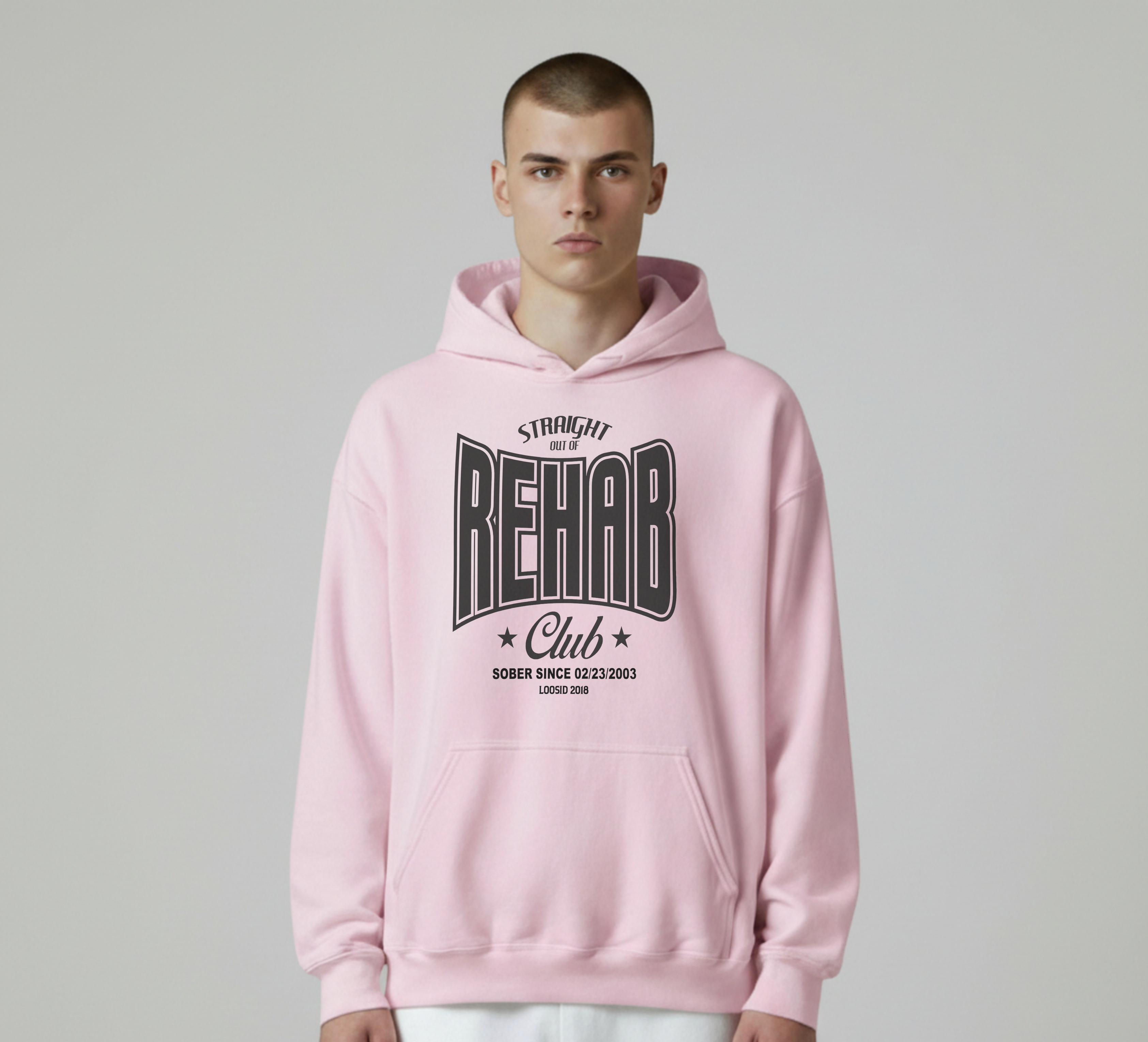 Recovery  Hoodie | Rehab Unisex Hoodie with Personalized Date