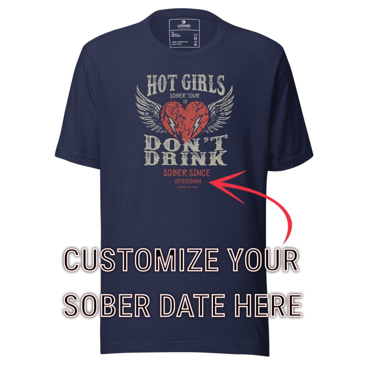 Sober T Shirt | Women's Hot Girls Don't Drink