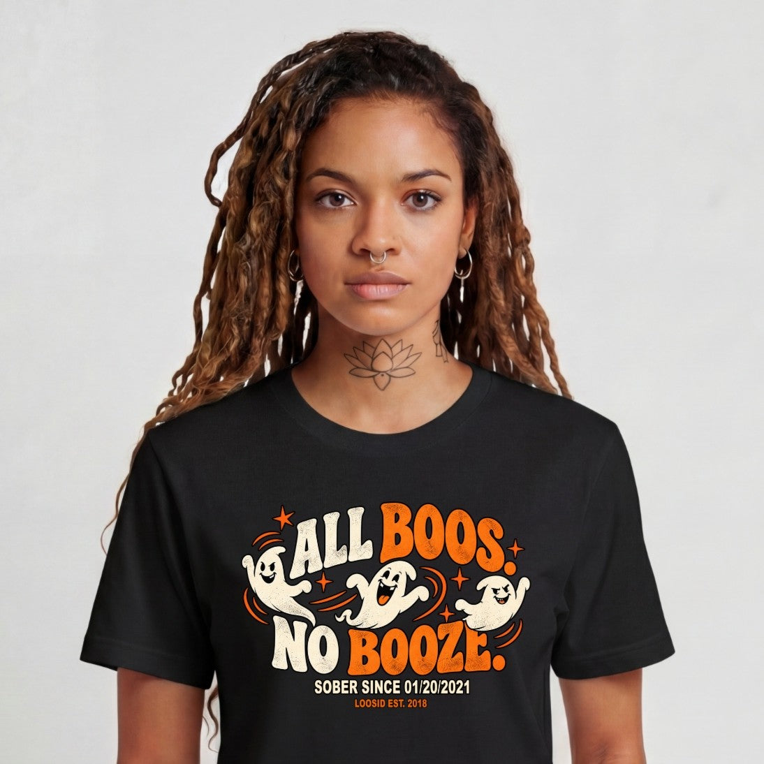 Sober T Shirt | Women's All Boos No Booze
