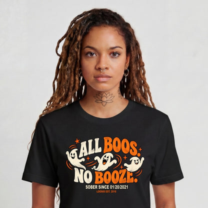 Sober T Shirt | Women's All Boos No Booze