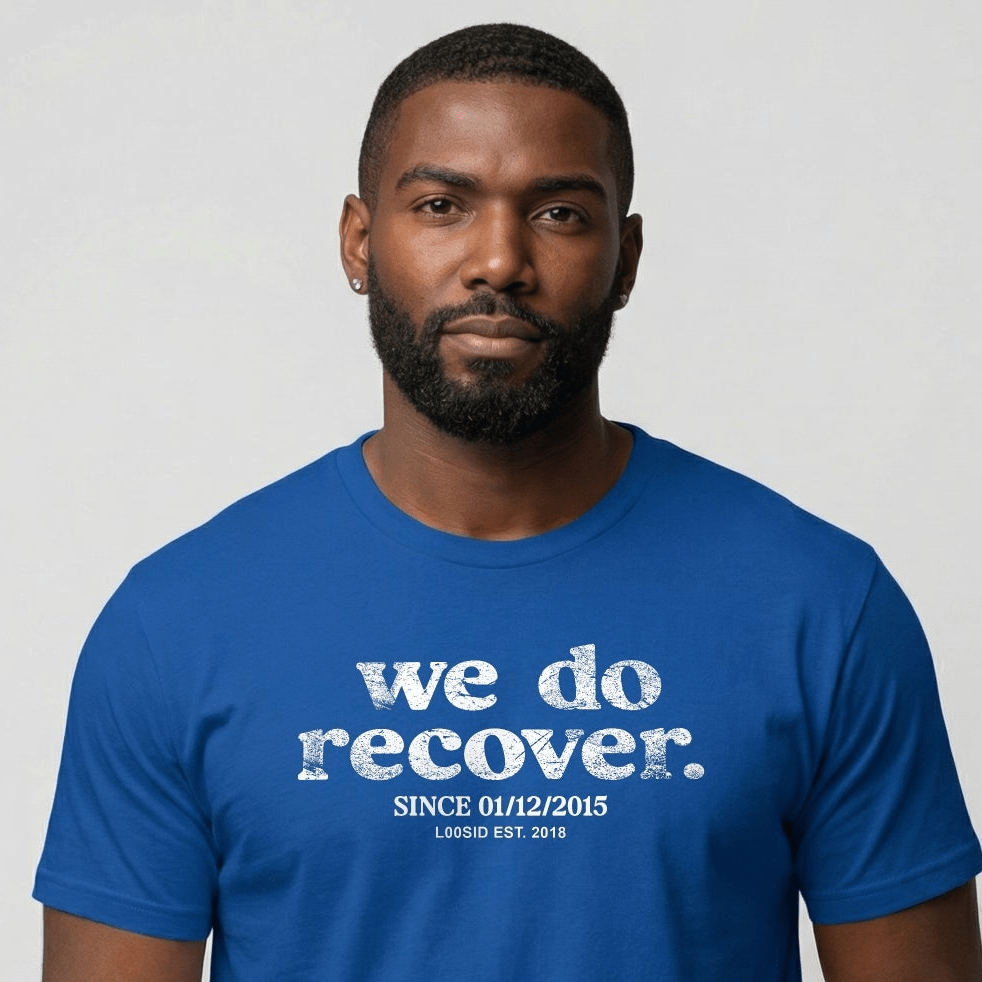 Sober T Shirt | Men's We Do Recover Tee