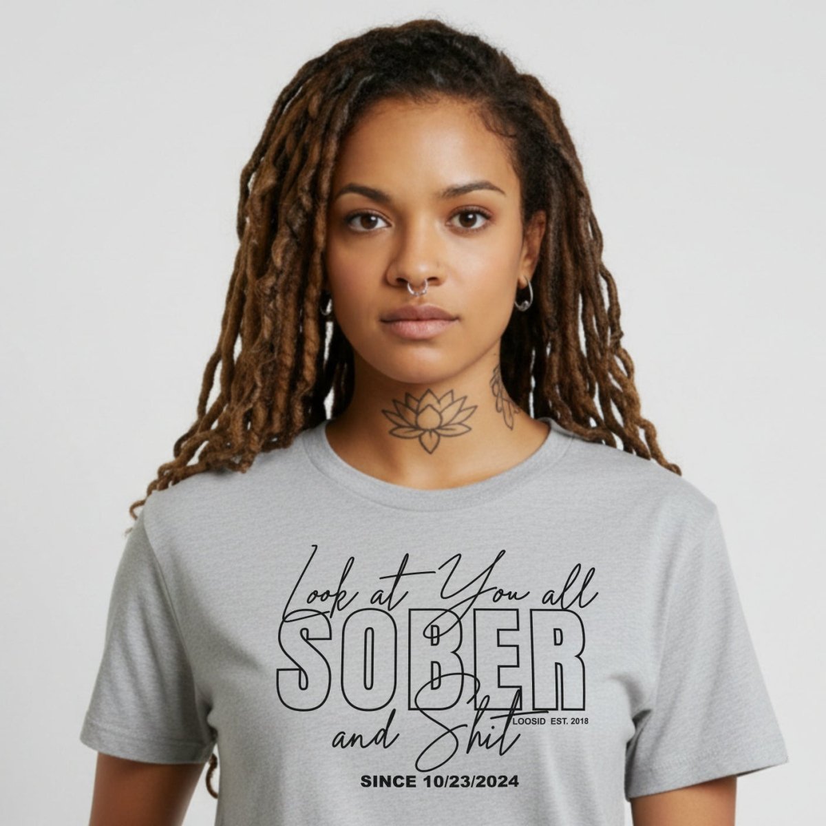 Look At You Sober Sober T Shirt packaging detail (view 18)