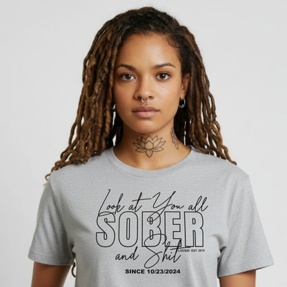 Look At You Sober Sober T Shirt packaging detail (view 18)
