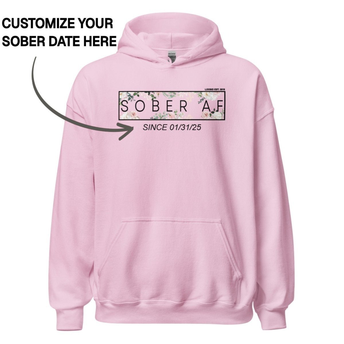 Recovery Hoodie | Women's Sober AF Flower