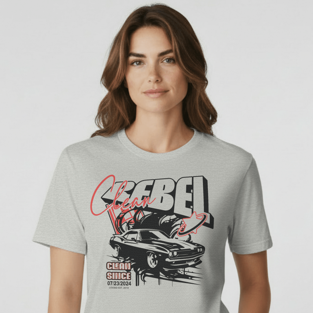 Clean Rebel Sober T Shirt fit detail (view 9)