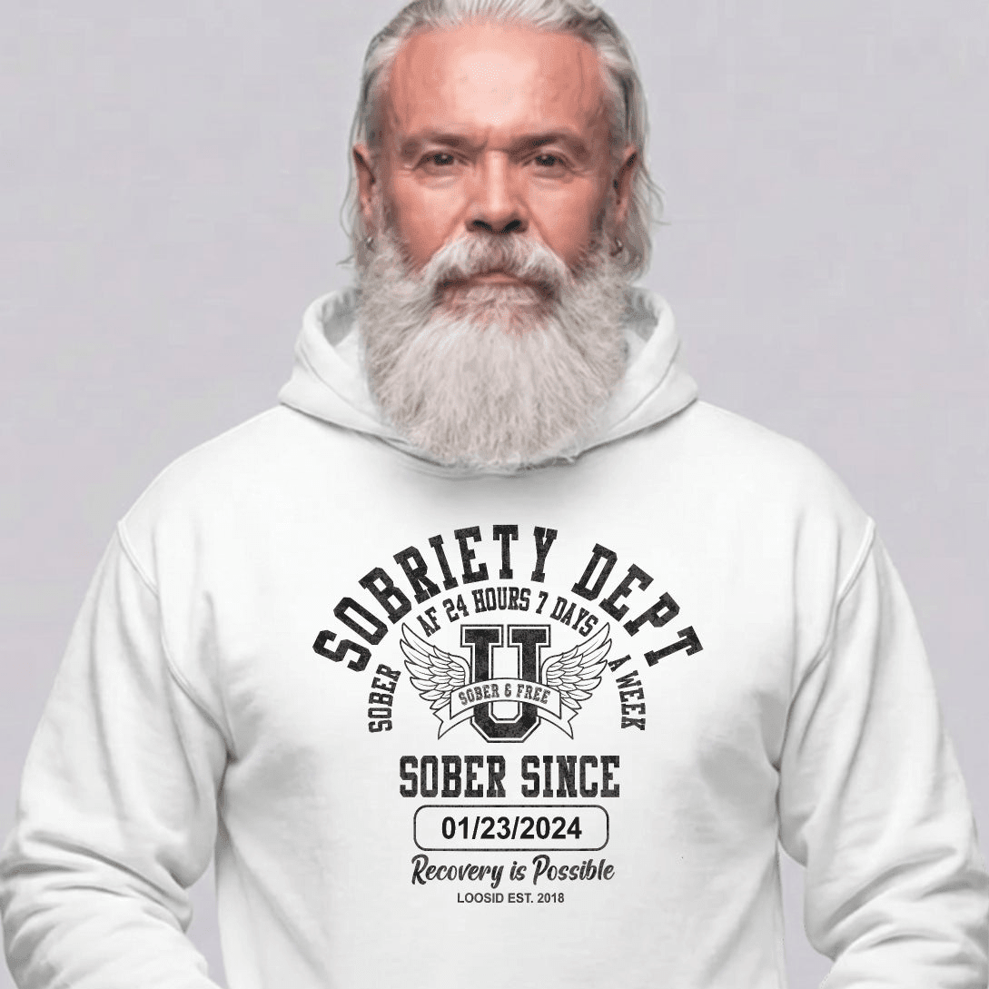 Recovery Hoodie | Unisex Sobriety Dept