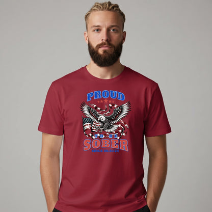 Sober T Shirt | Men's Proud To Be Sober