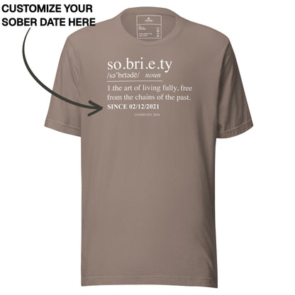 Sober T Shirt | Men's Sobriety Definition