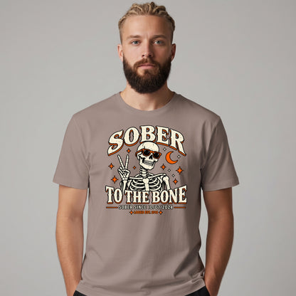Sober T Shirt | Men's Sober To The Bone