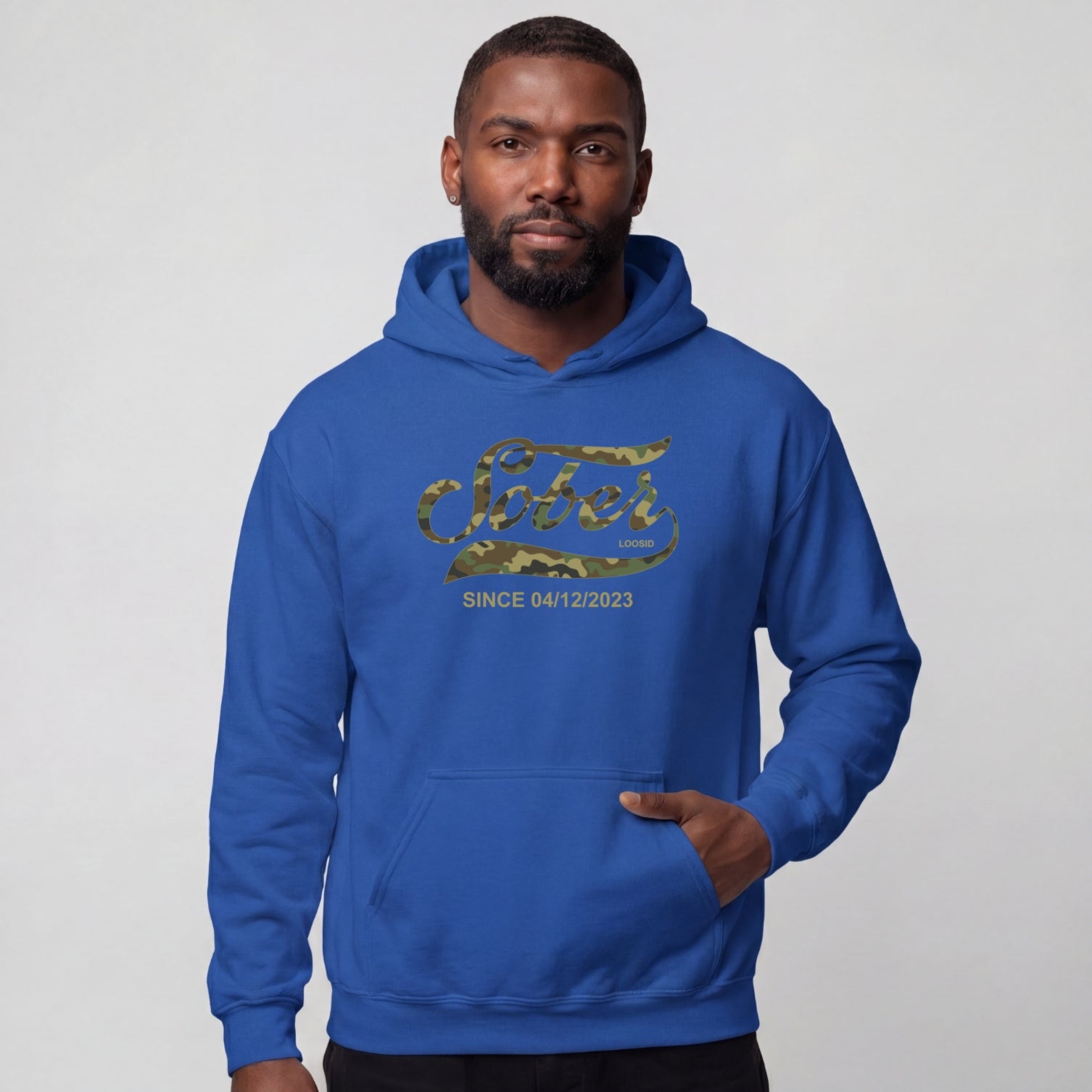 Recovery Hoodie | Men's Sober Since Camo