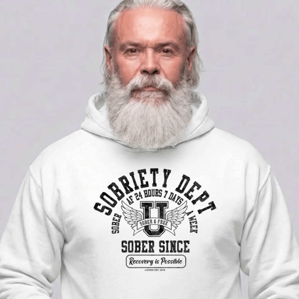 Recovery Hoodie | Men's Sobriety Dept 24/7