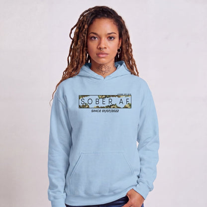 Recovery Hoodie | Unisex Sober AF Camo