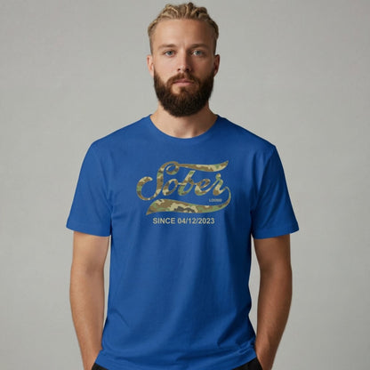 Sober T Shirt | Men's Sober Since Camo