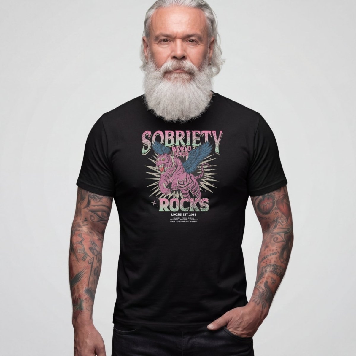 Sober T Shirt | Men's Sobriety Rocks