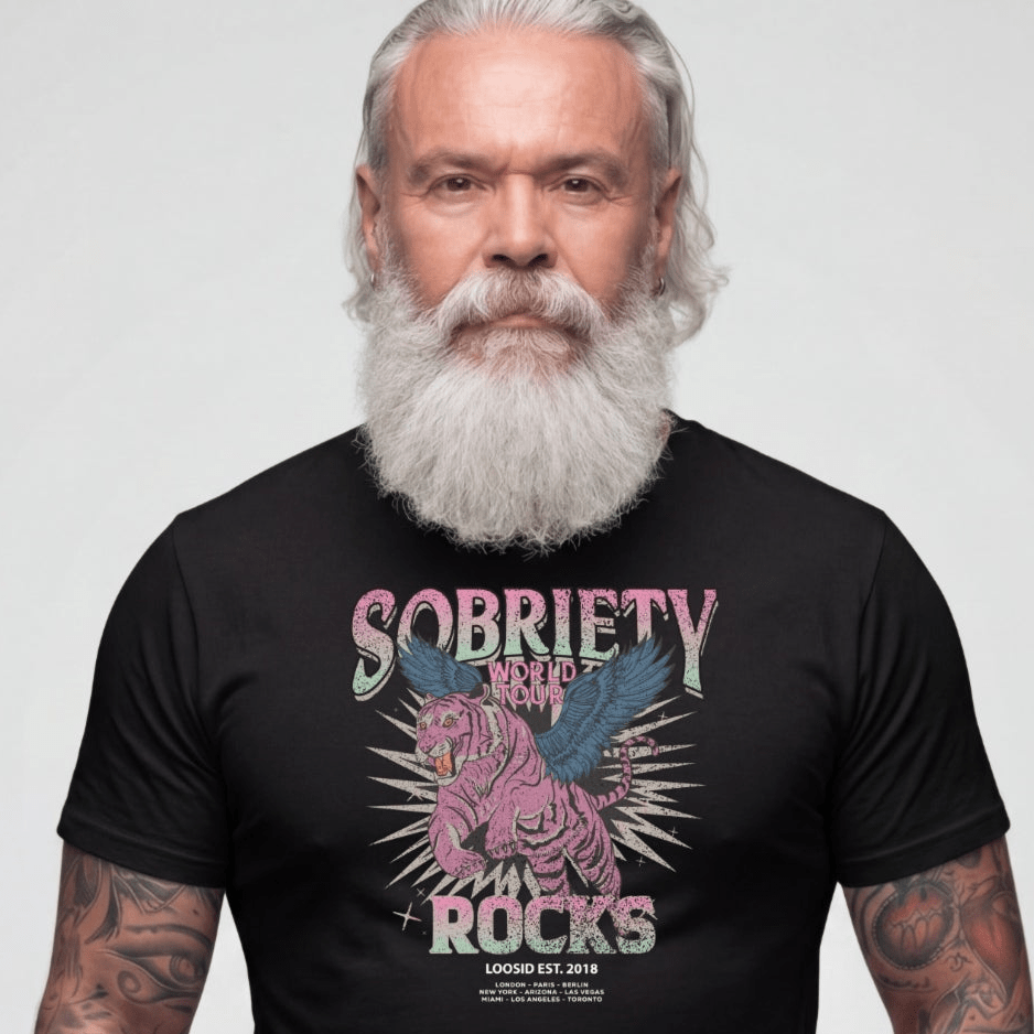 Sober T Shirt | Men's Sobriety Rocks