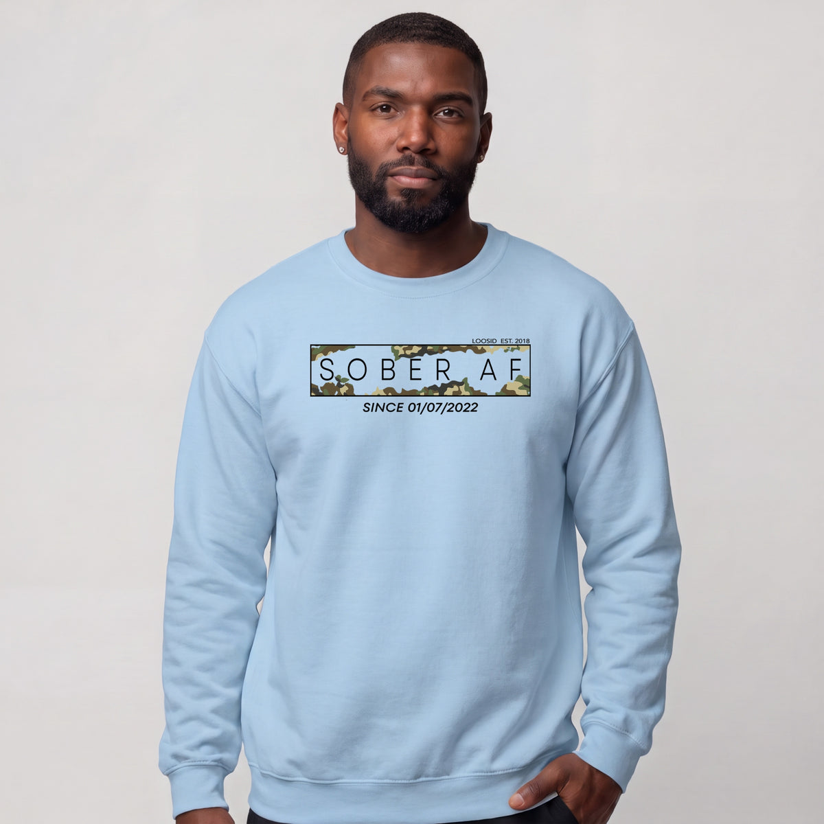 Sober Sweatshirt | Men's Sober AF Camo