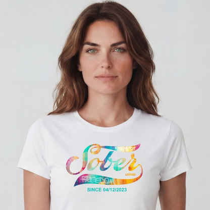 Sober T Shirt | Women's Sober Since Tee