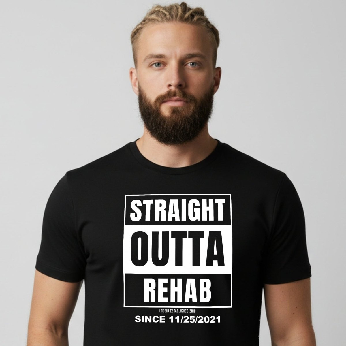 Straight Outta Rehab Men's Personalized T-shirt