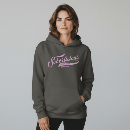 Soberlicious Recovery Hoodie close-up view (view 22)