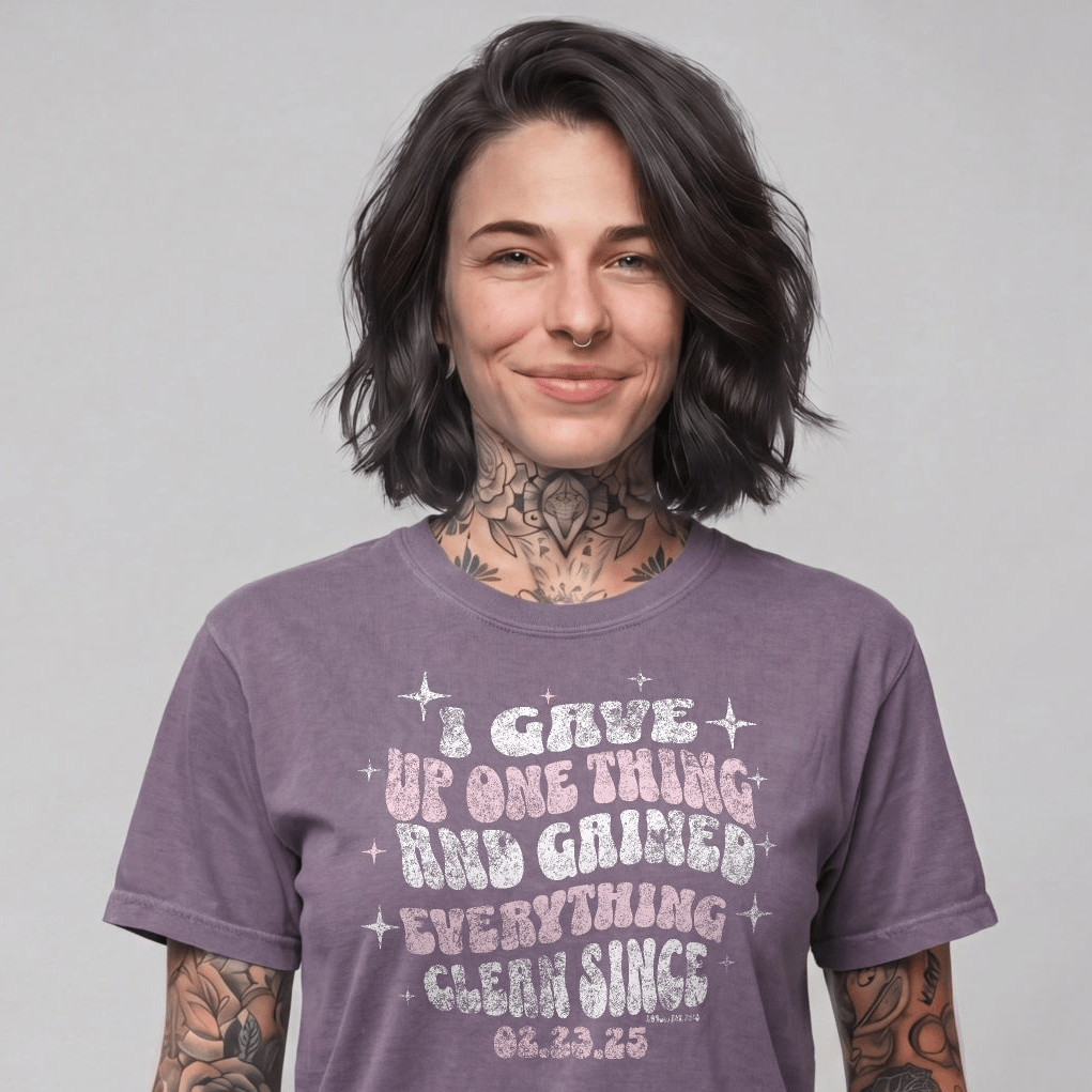 I Gave Up One Thing Women garment-dyed heavyweight T-Shirt