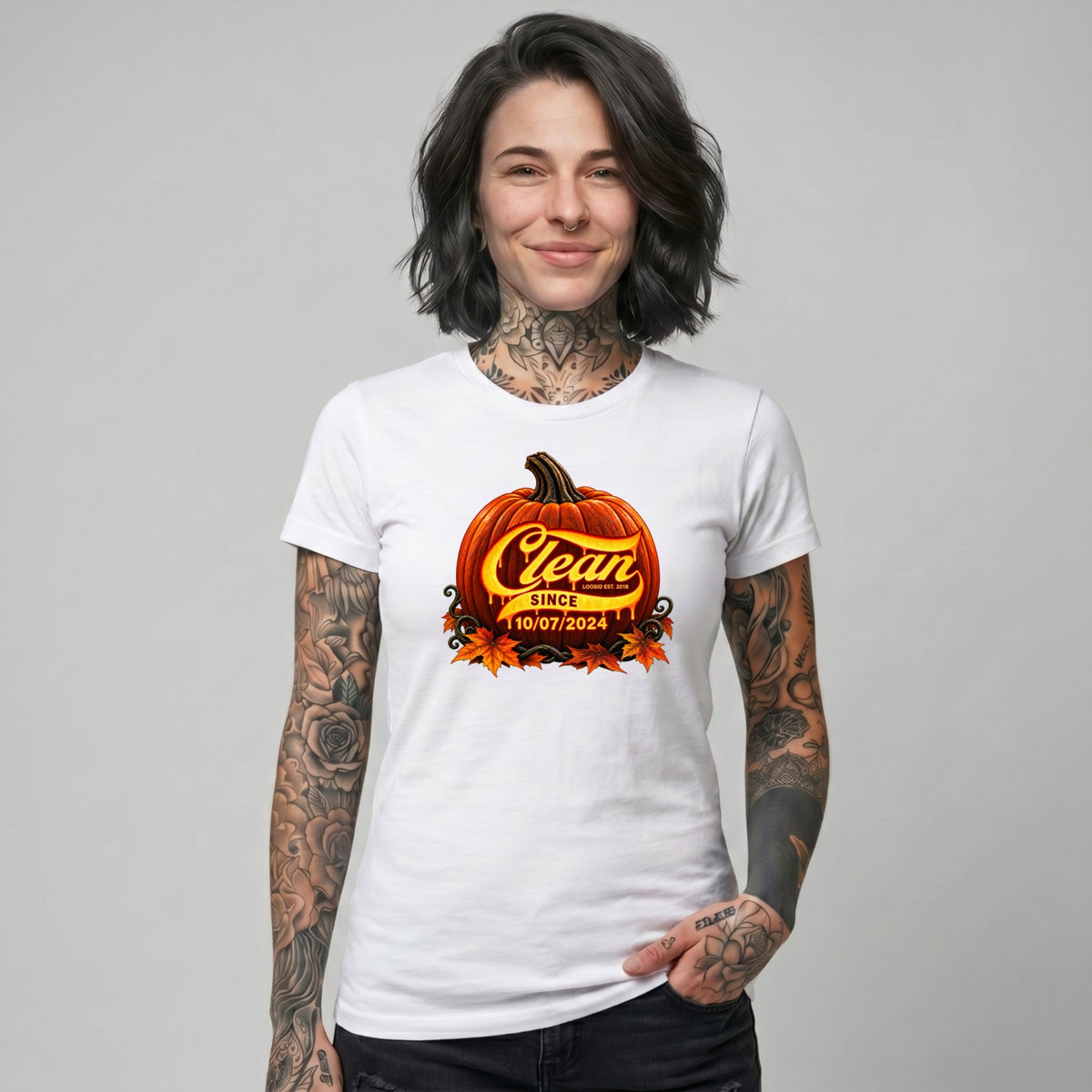 Clean T Shirt | Women's Clean Since Pumpkin