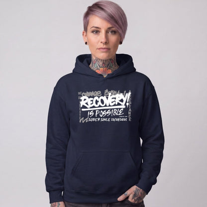 Recovery Hoodie | Women's Personalized Recovery Is Possible Hoodie