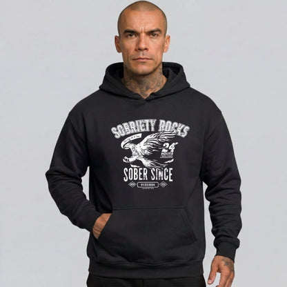 Recovery Hoodie | Men's Sobriety Rocks