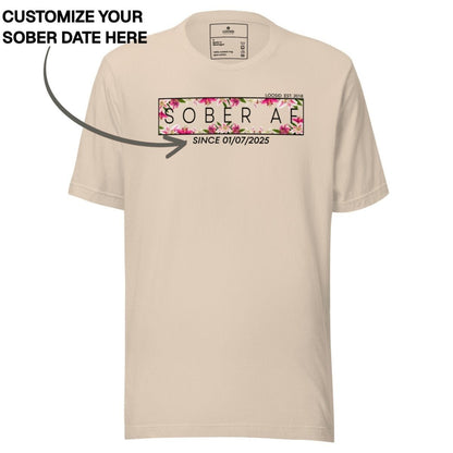 Sober T Shirt | Women's Sober AF Lily