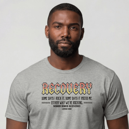 Sober T-Shirt | Men's Recovery Rock Tee