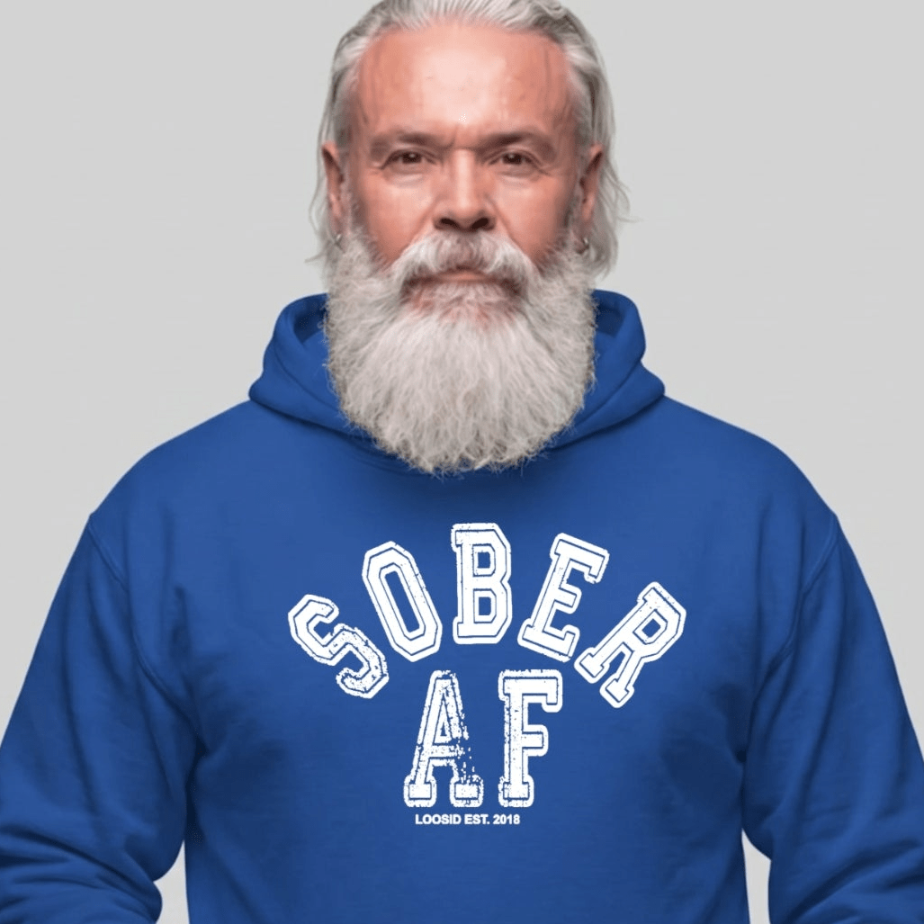 Recovery Hoodie | Men's Sober AF Collegiate