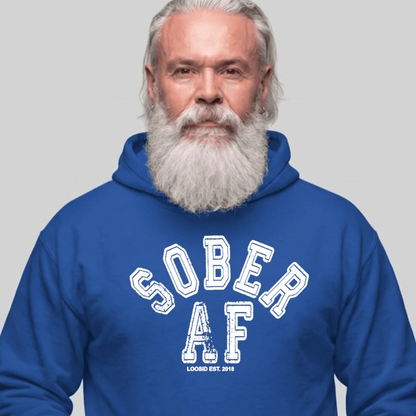 Recovery Hoodie | Men's Sober AF Collegiate