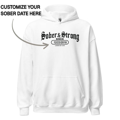 Recovery Hoodie | Unisex Sober & Strong