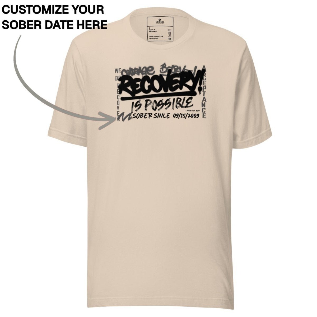 Sober T Shirt | Women's Recovery Is Possible