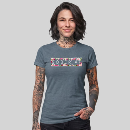 Sober T Shirt | Women's Sober AF Lily