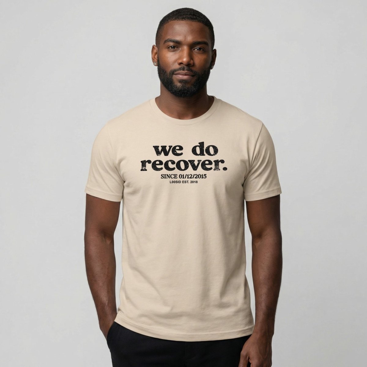 Sober T Shirt | Men's We Do Recover Tee