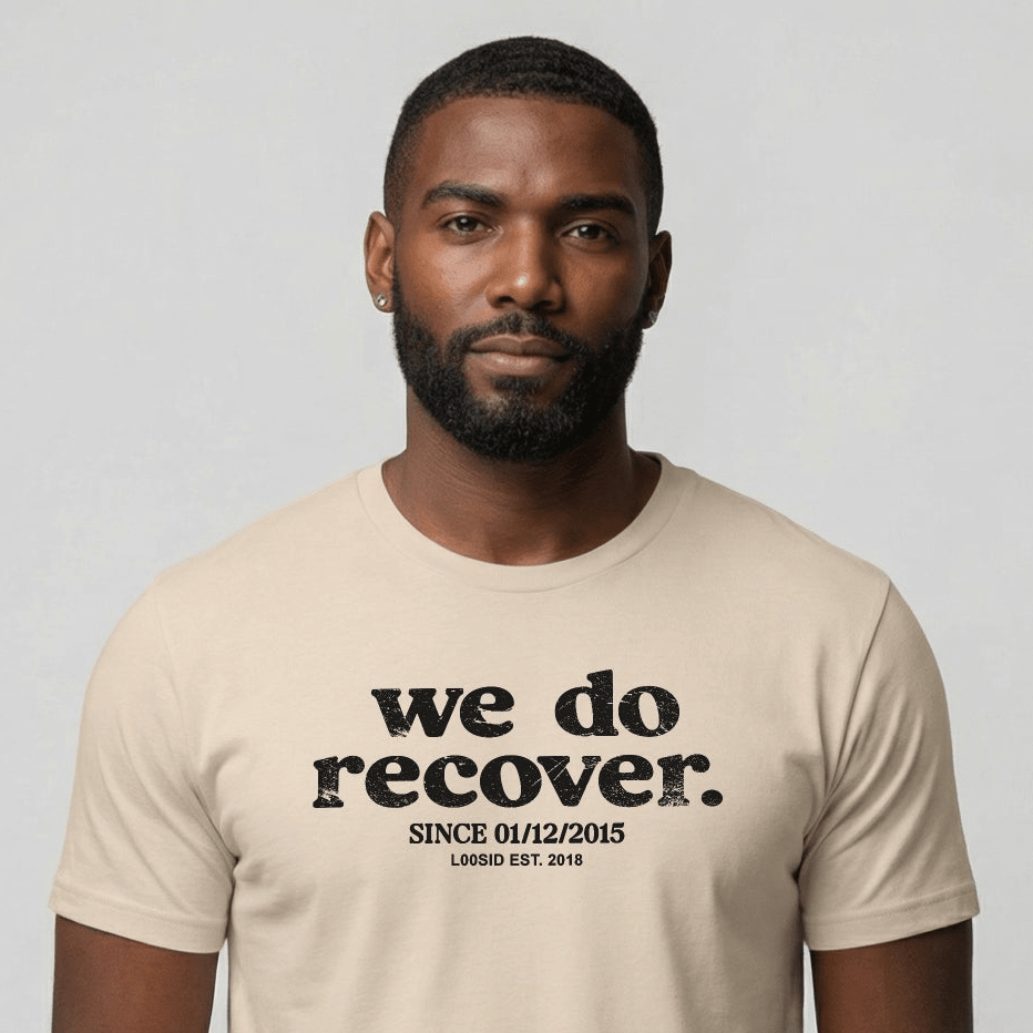 Sober T Shirt | Men's We Do Recover Tee