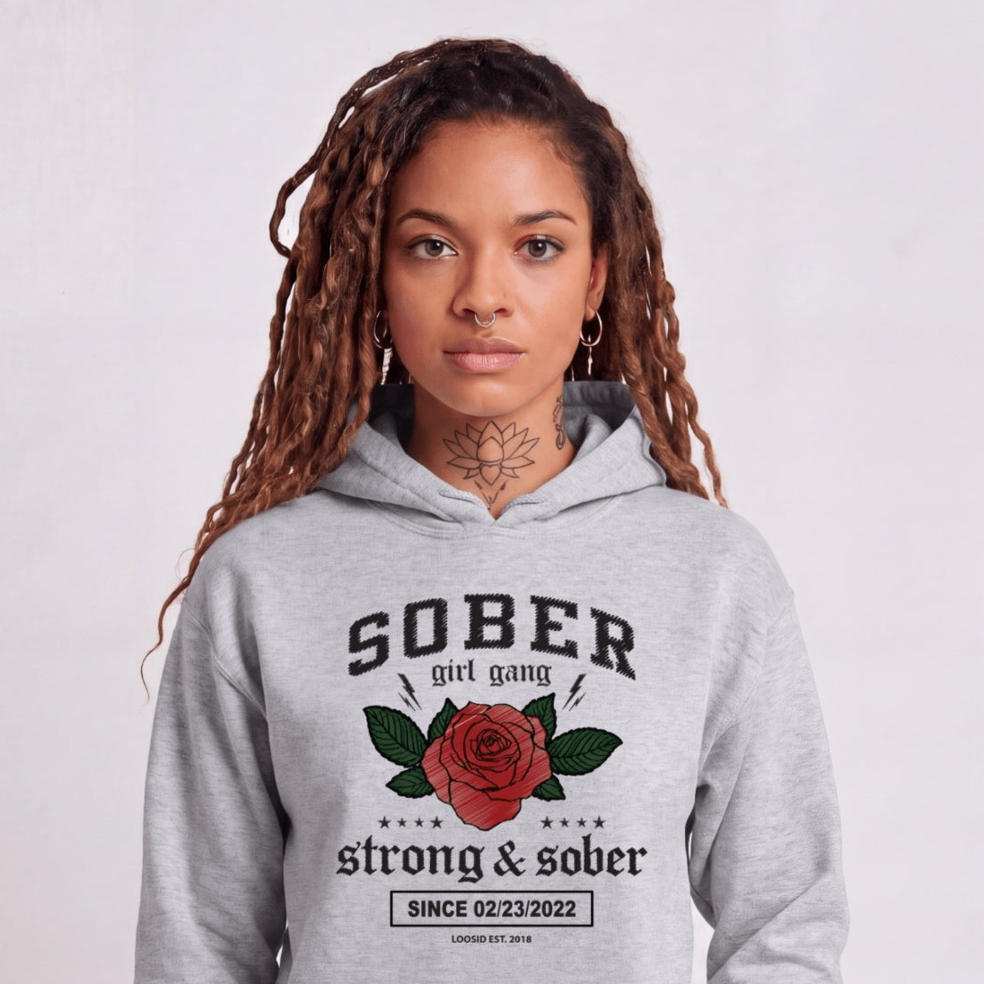 Recovery Hoodie | Women's Sober Girl Gang Strong & Sober