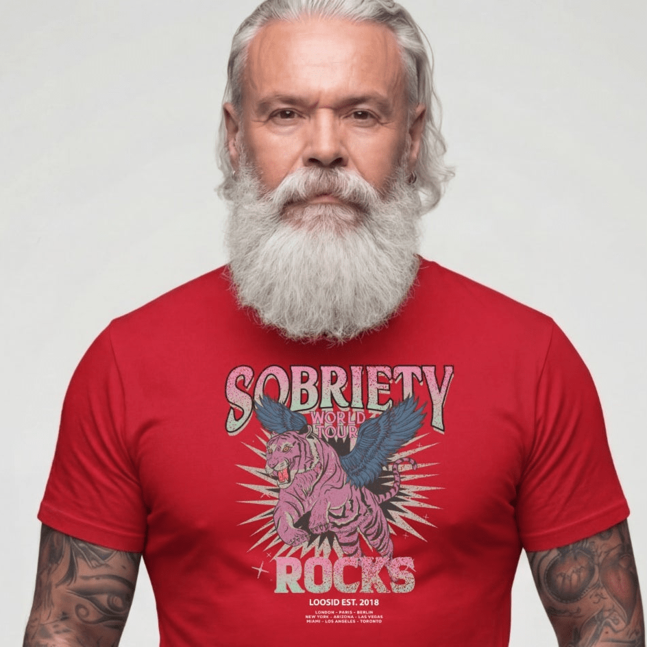 Sober T Shirt | Men's Sobriety Rocks