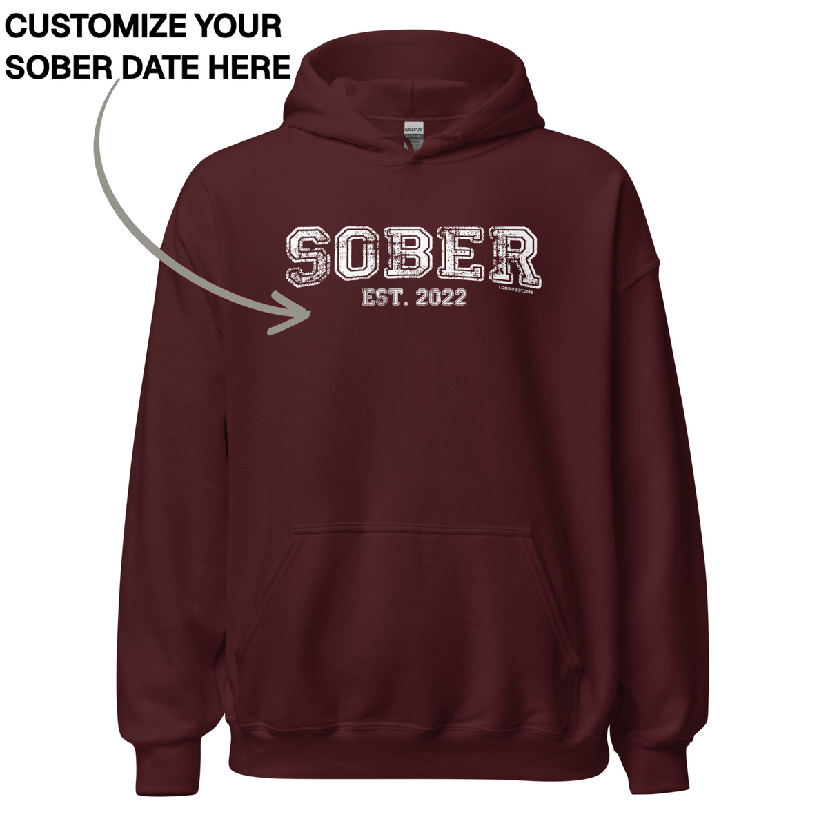 Recovery Hoodie | Men's Sober Est.