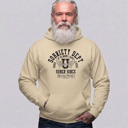 Recovery Hoodie | Men's Sobriety Dept 24/7