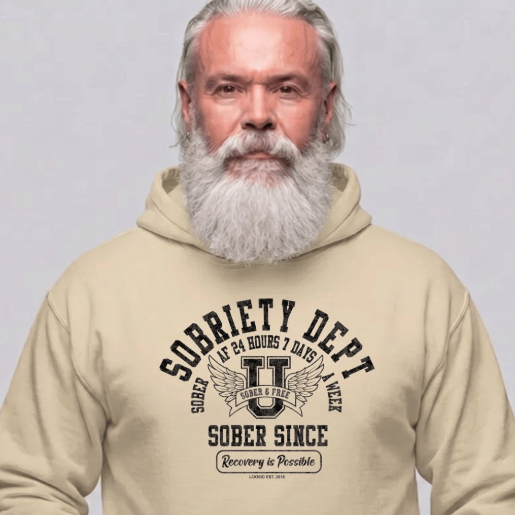 Recovery Hoodie | Men's Sobriety Dept 24/7