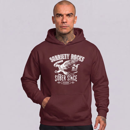 Recovery Hoodie | Men's Sobriety Rocks